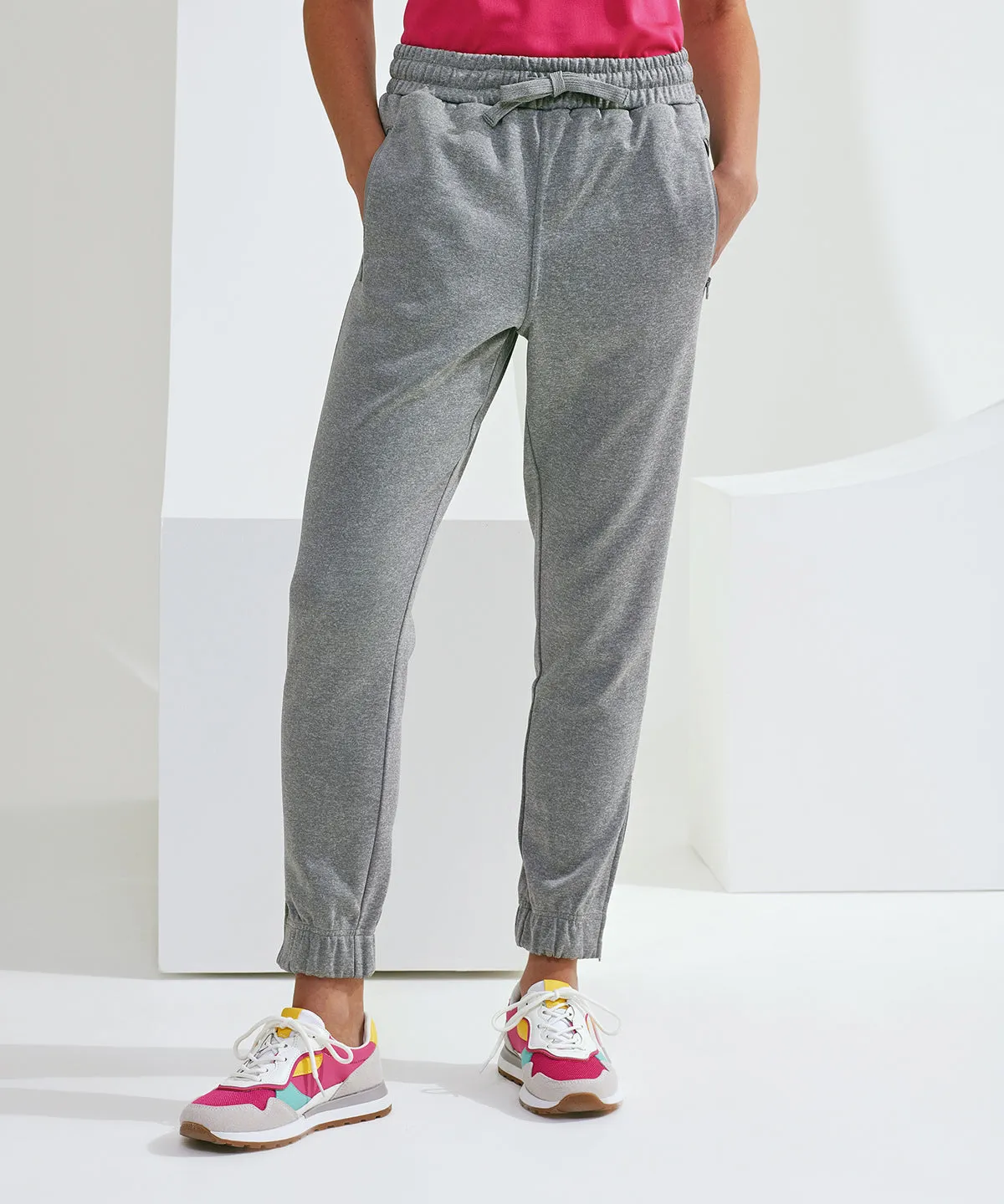 Womens TriDri® Spun Dyed joggers | Grey Melange