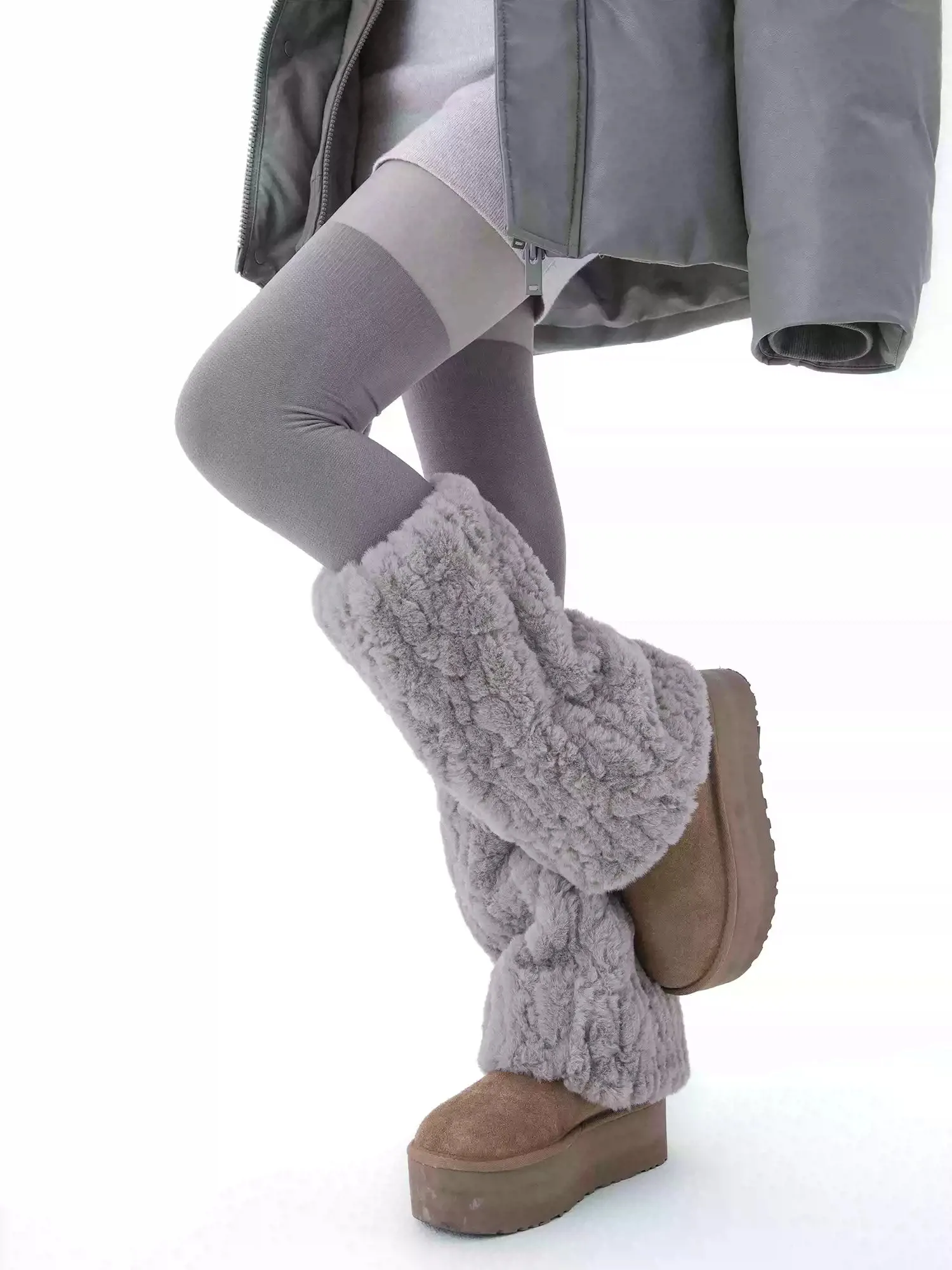 Zoe Fluffy Leg Warmers